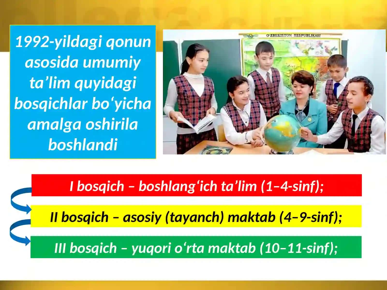 Umumiy va o‘rta maxsus ta'lim tizimi 4