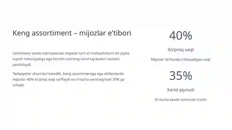 Assortimentini Kengaytirishning Iqtisodiy Afzalliklari 4