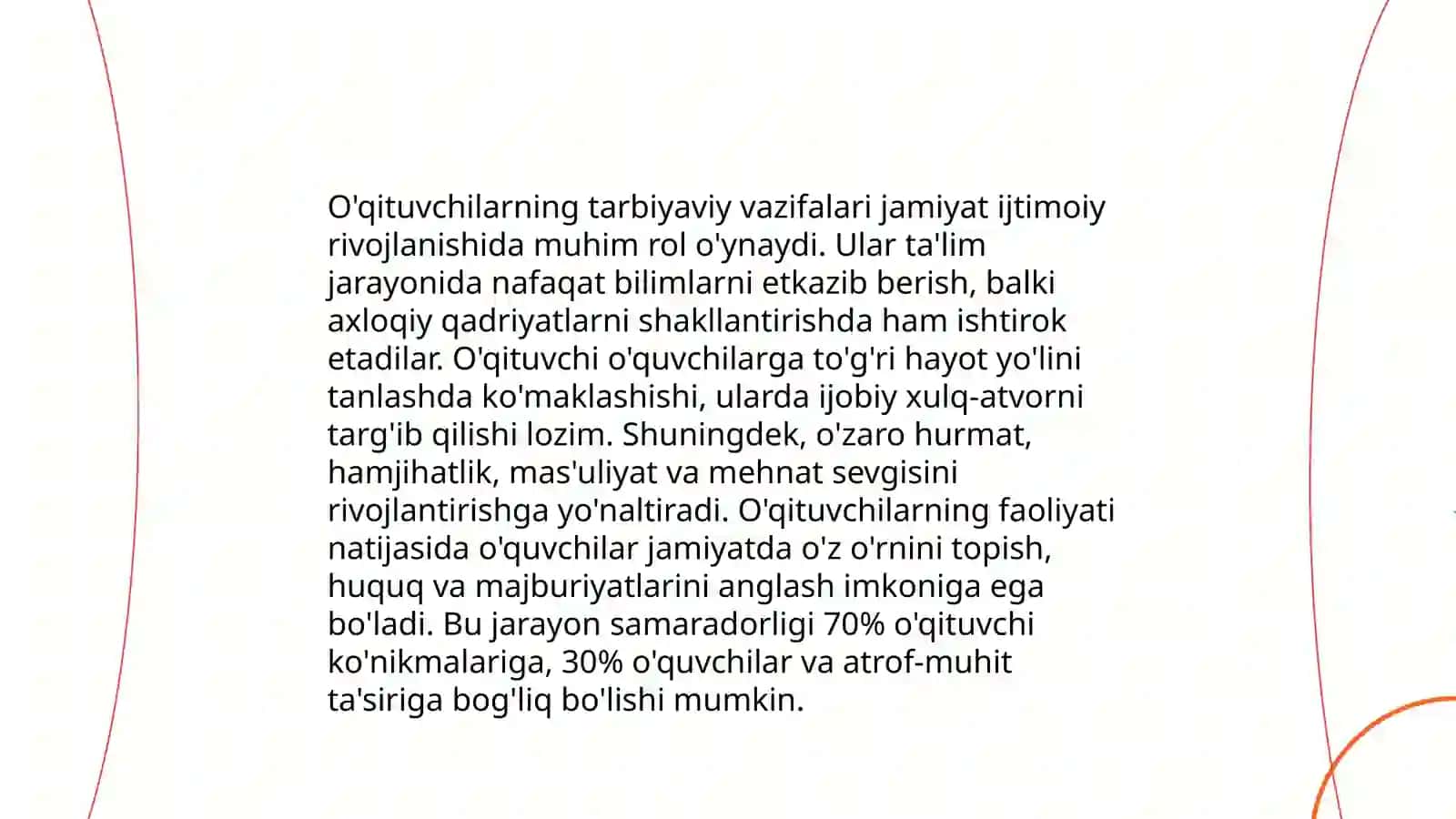 O'qituvchilarni ezozlash burchimiz 4