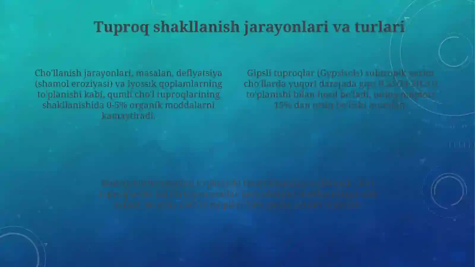 Subtropik chalacho‘l va cho‘l oblasti tuproqlari 4