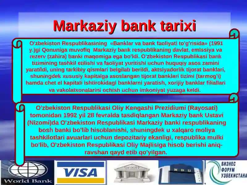 Markaziy bank va uning funktsiyalari 4
