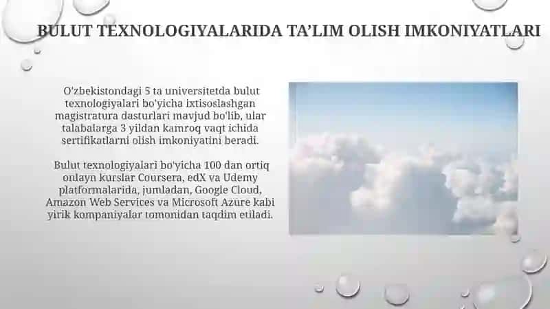 Bulut Texnologiyalari va Kasbiy Faollik 4