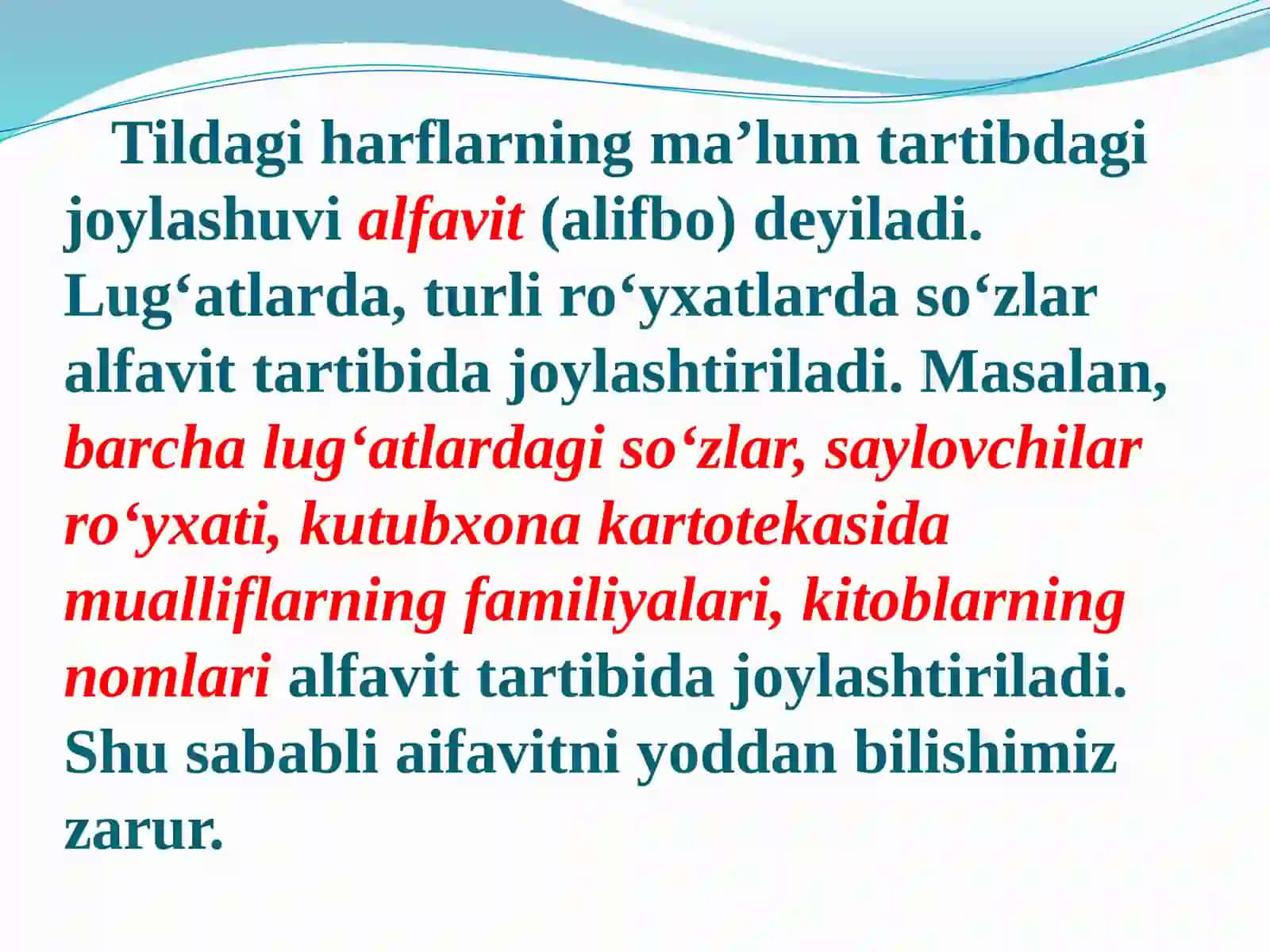 Grafika. Alifbo (Alfavit).O`zbek yozuvlari tarixi haqida 4