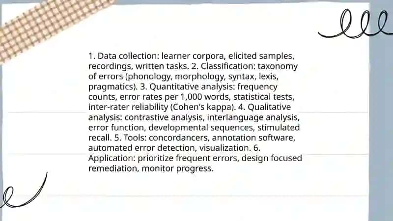 Errors in language learning: ways to identify and eliminate them 4