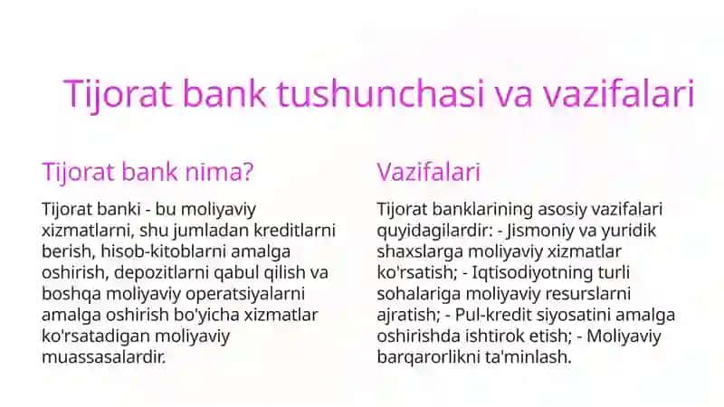 Haqnazarov Baxtiyorning Pul va banklar fanidan tayyorlagan taqdimoti 4