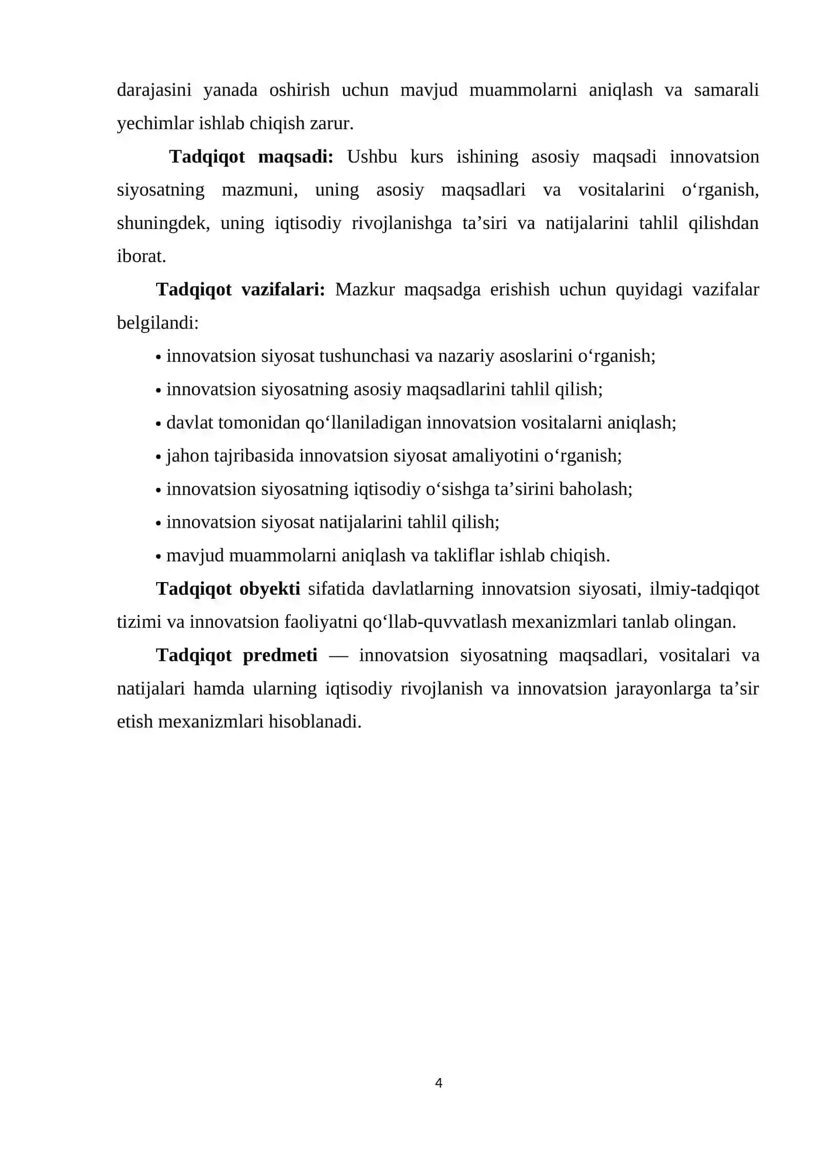 INNOVATION ECONOMICS 4