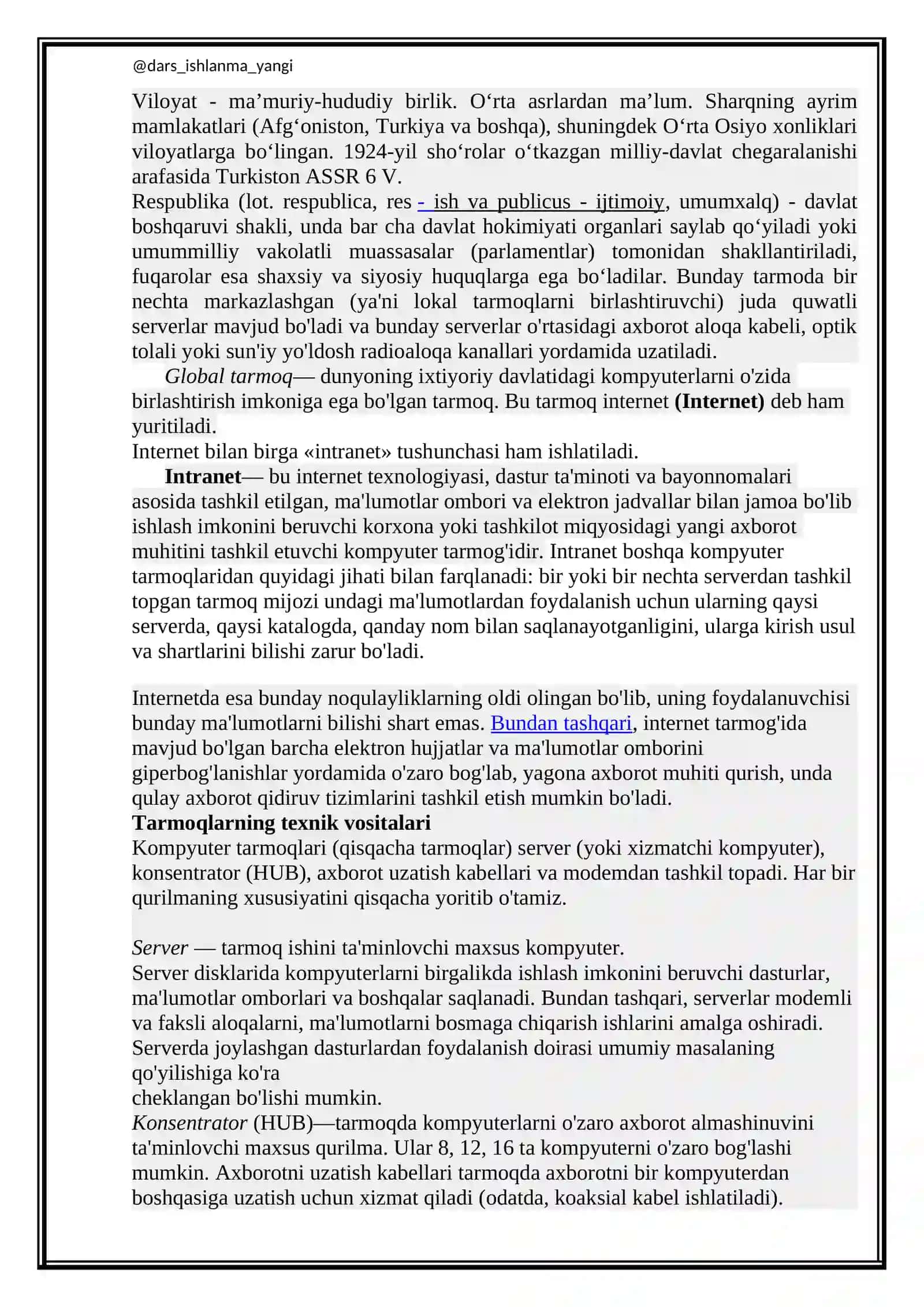 Kompyuter tarmoqlarini qurish 4