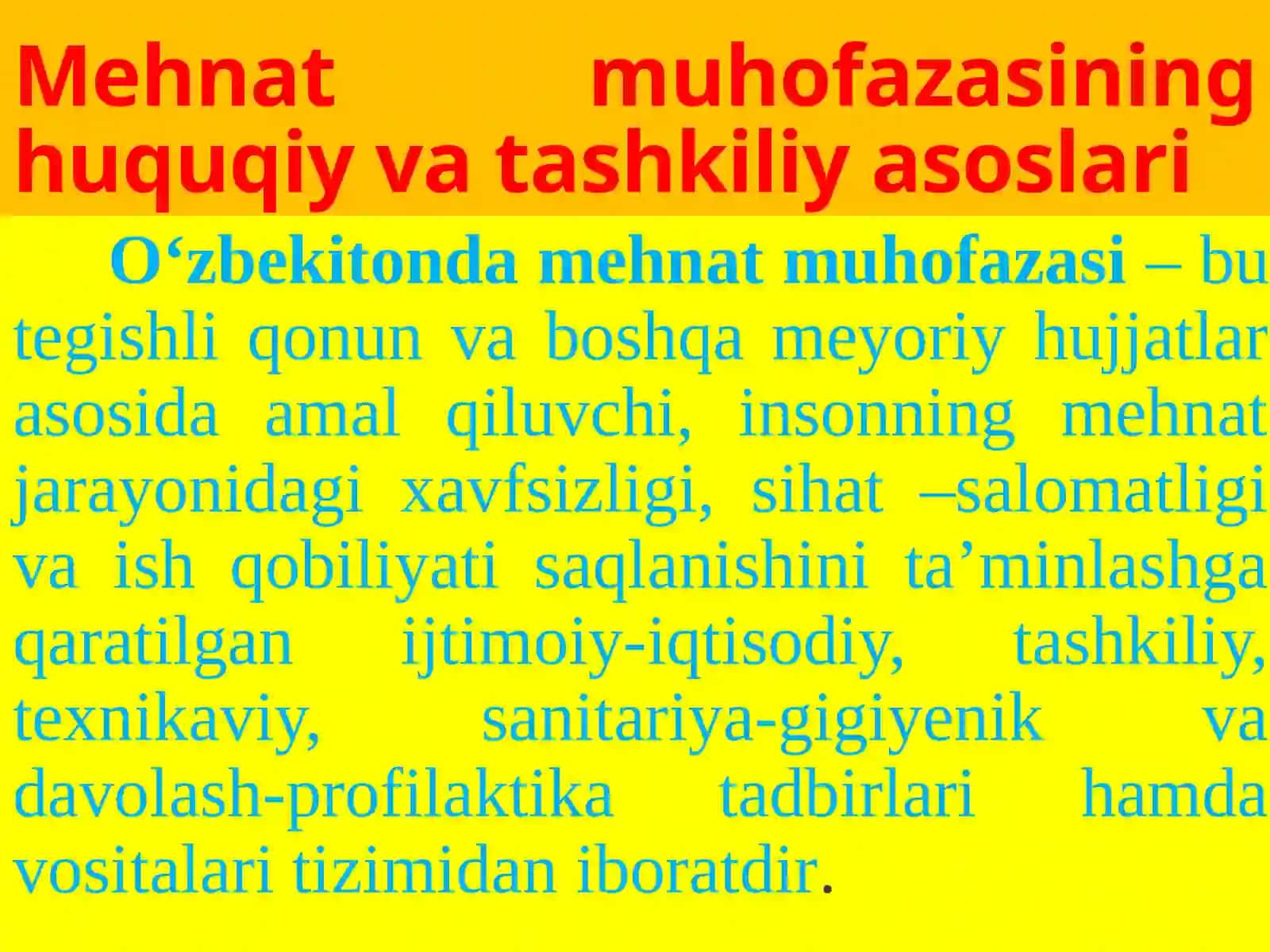 Hayot faoliyati xavfsizligi 4