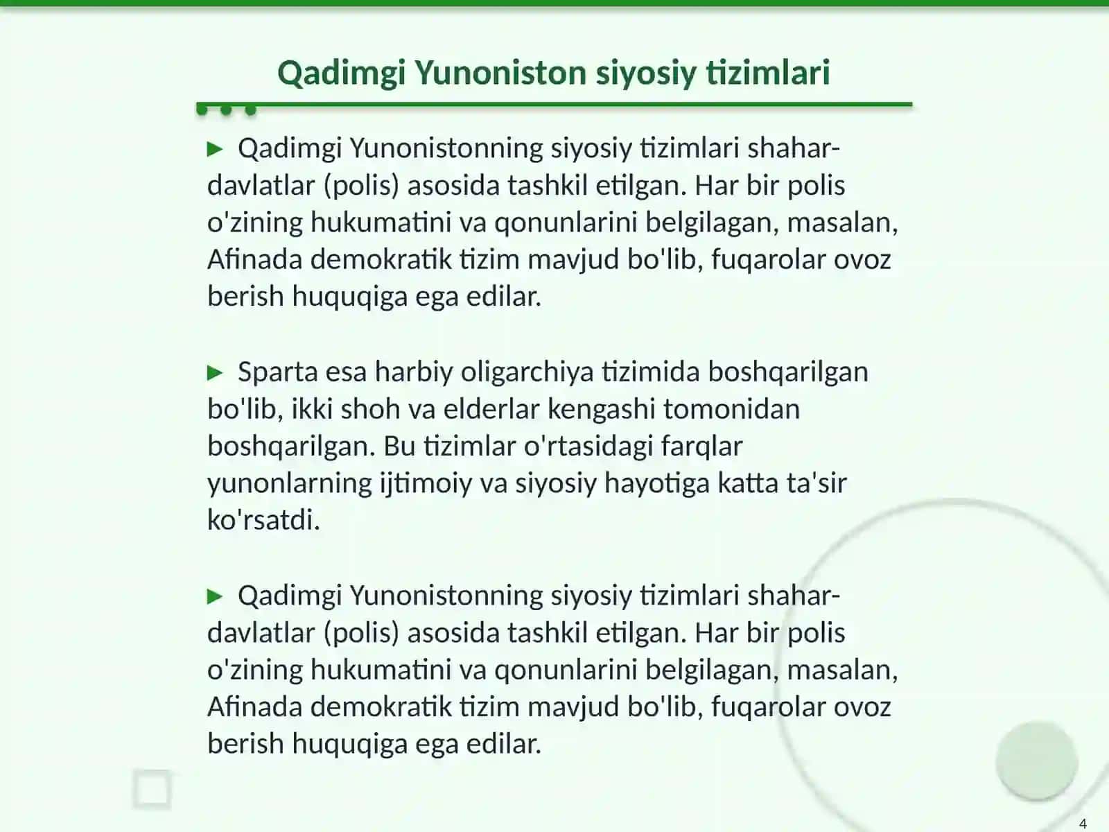 Qadimgi Yunoniston tarixi m.av 2 ming yillikdan m.av 5 asrgacha 4