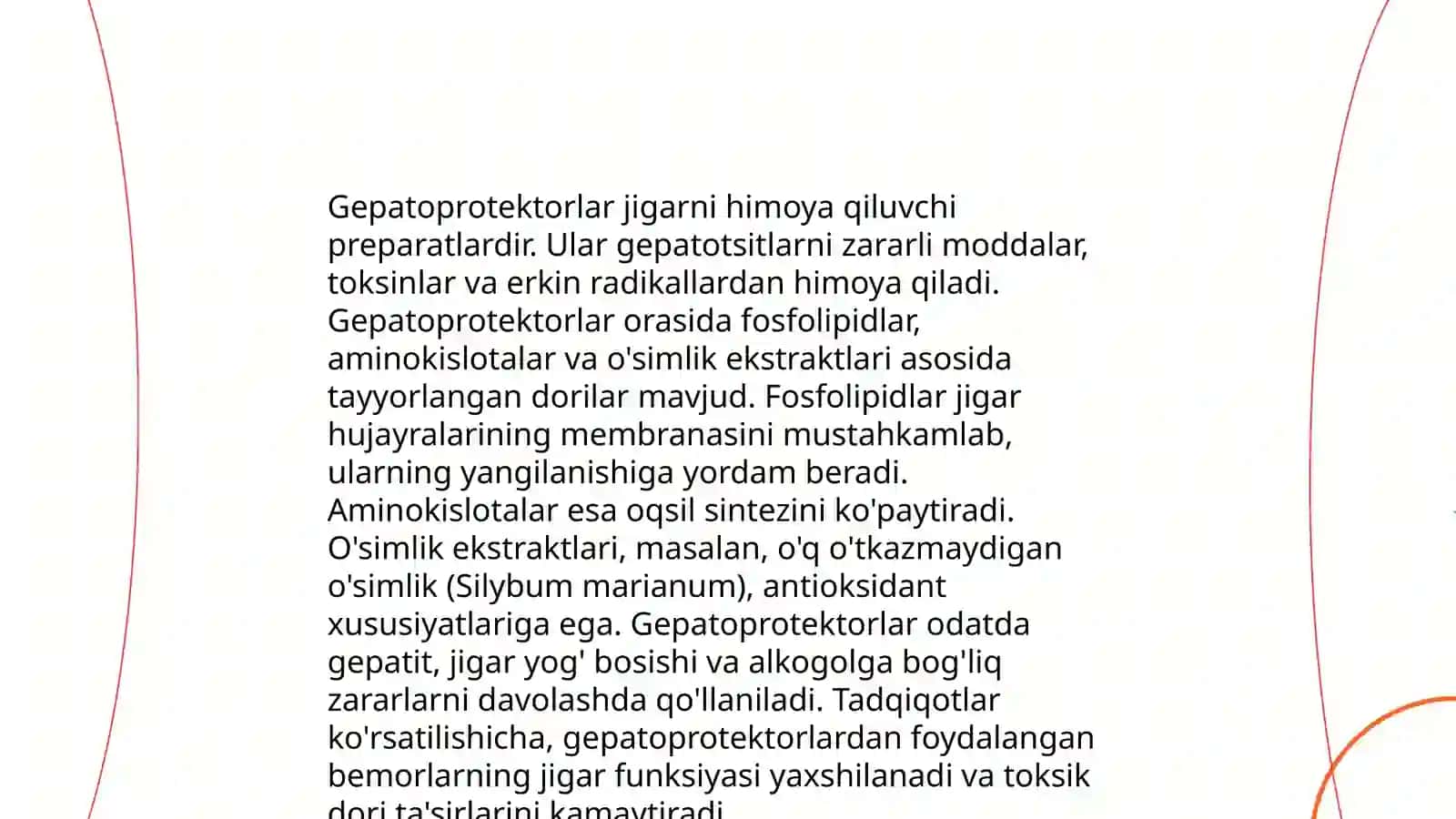Gepatoprotektorlarning zamonaviy preparatlari VA qo'llanilishi 4