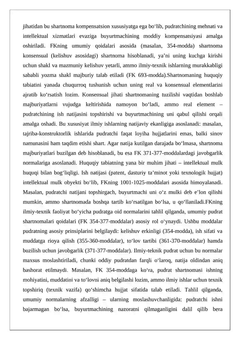 Ilmiy-tekshirish, tajriba-konstruktorlik va texnologiya ishlari pudrati 4