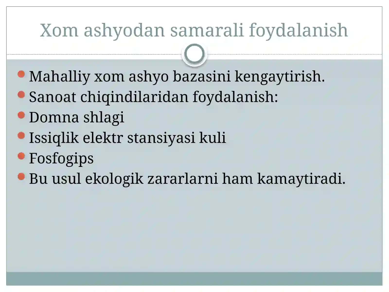 Bog‘lovchi moddalarni ishlab chiqarishni rivojlantirish 4