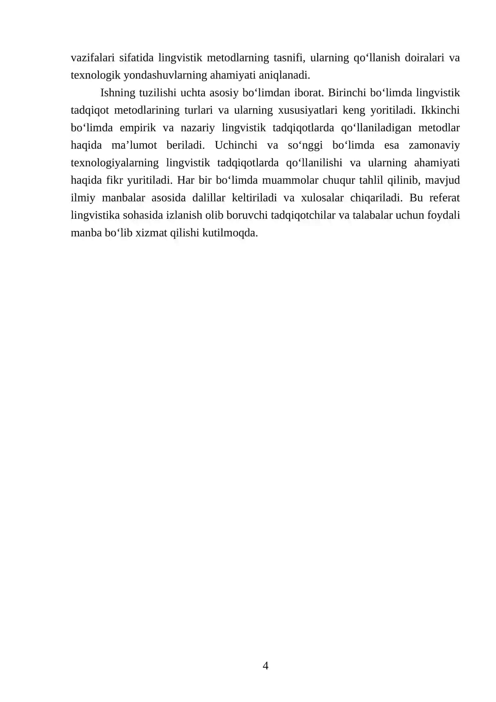 Lingvistik tadqiqot metodlar 4