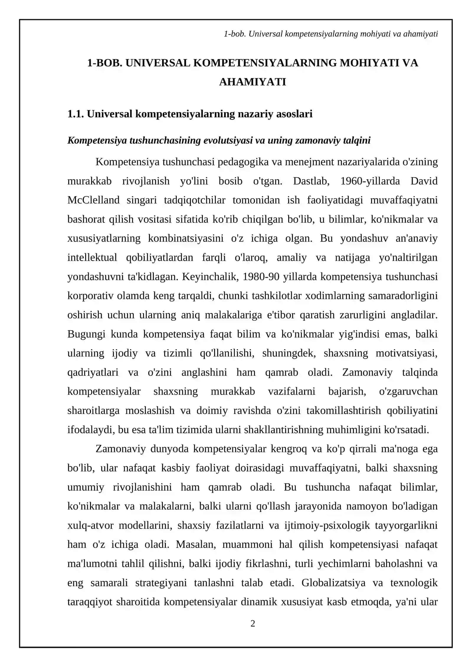 Universal kompetensiyalarni rivojlantirish 4