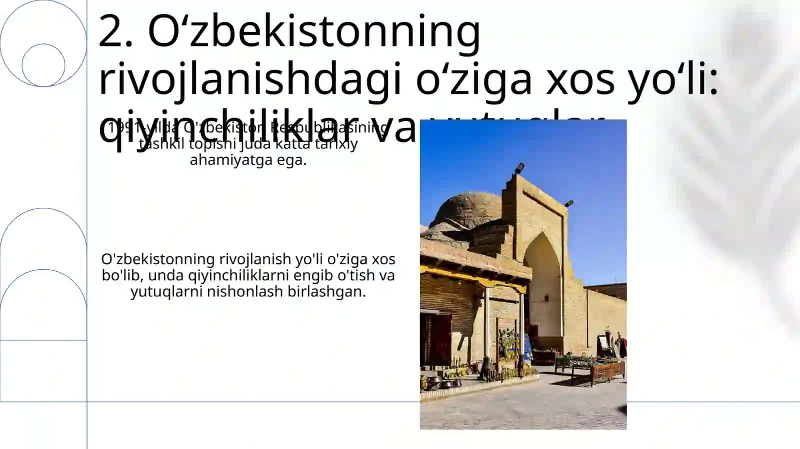 O'zbekiston Respublikasi Tarixi 4