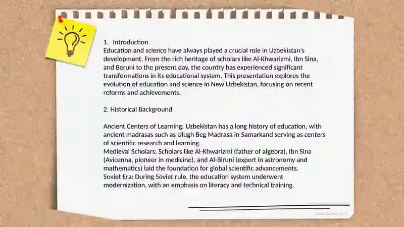 A Glance at the History of Education and the Development of Science in New Uzbekistan 4