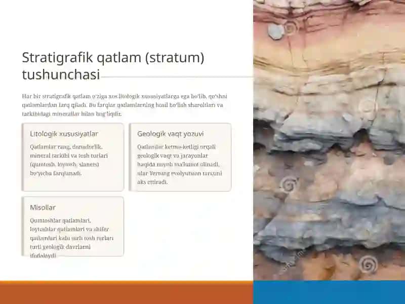 GEOTOPONIMIKADA STRATIGRAFIK QATLAM TUSHUNCHASI 4
