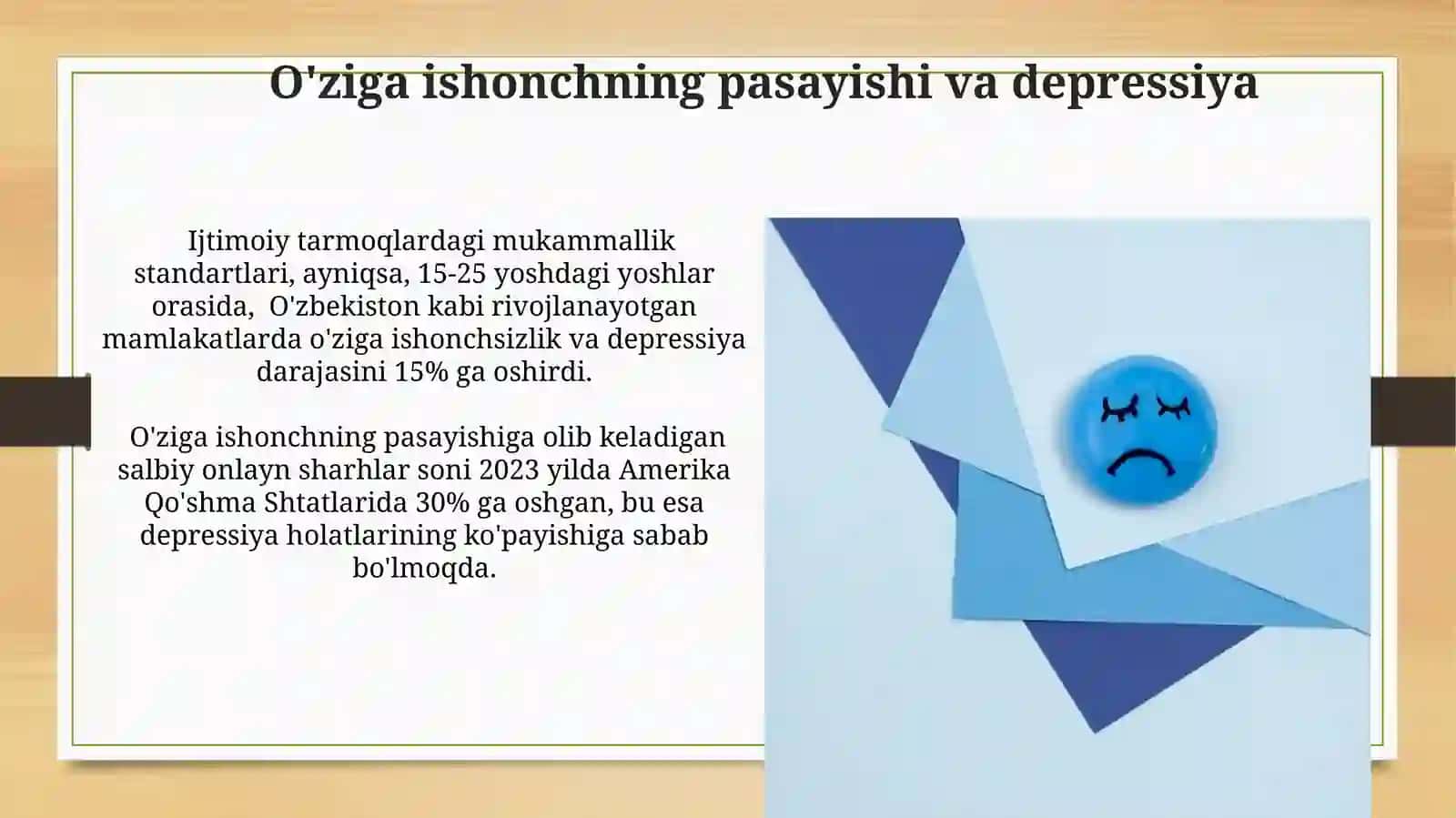 Axborotlarning shaxs his-tuyg'ulariga ta'siri muammolari 4