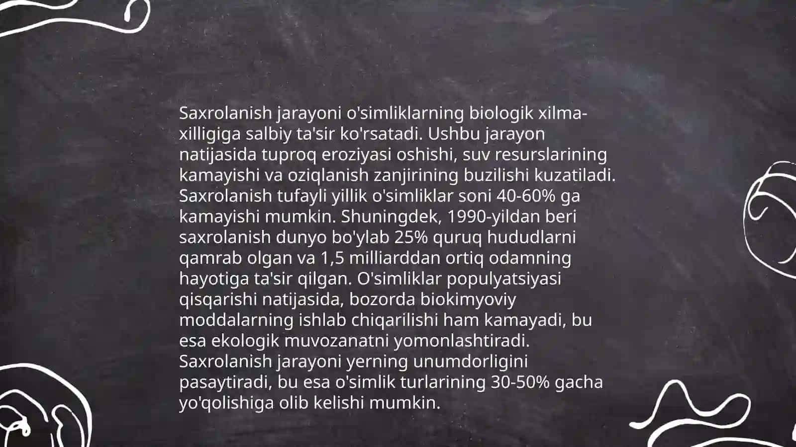 Saxrolanish Òzbekiston òsimliklar jamoasiga ta'siri 4
