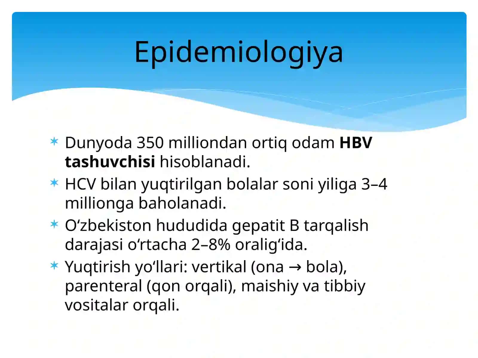 BOLALARDA SURUNKALI GEPATITNI DAVOLASHNING ZAMONAVIY USULLARI 4