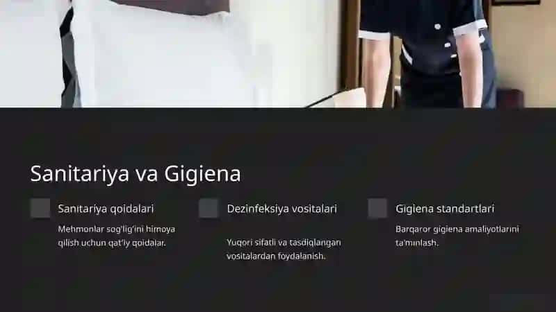 Mehmonxona Xonalariga Xizmat Ko'rsatish Texnologiyasi 4