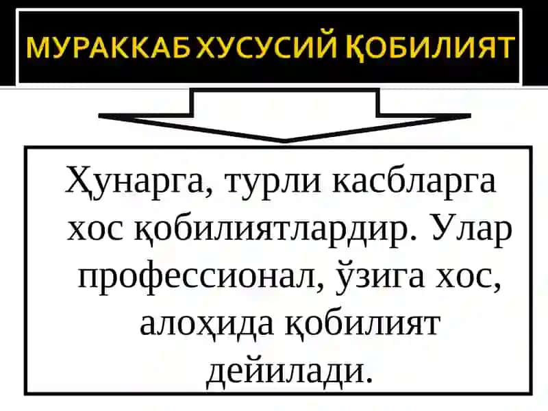 Қобилиятлар 4