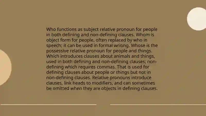 Relative clauses (defining & non-defining) 4
