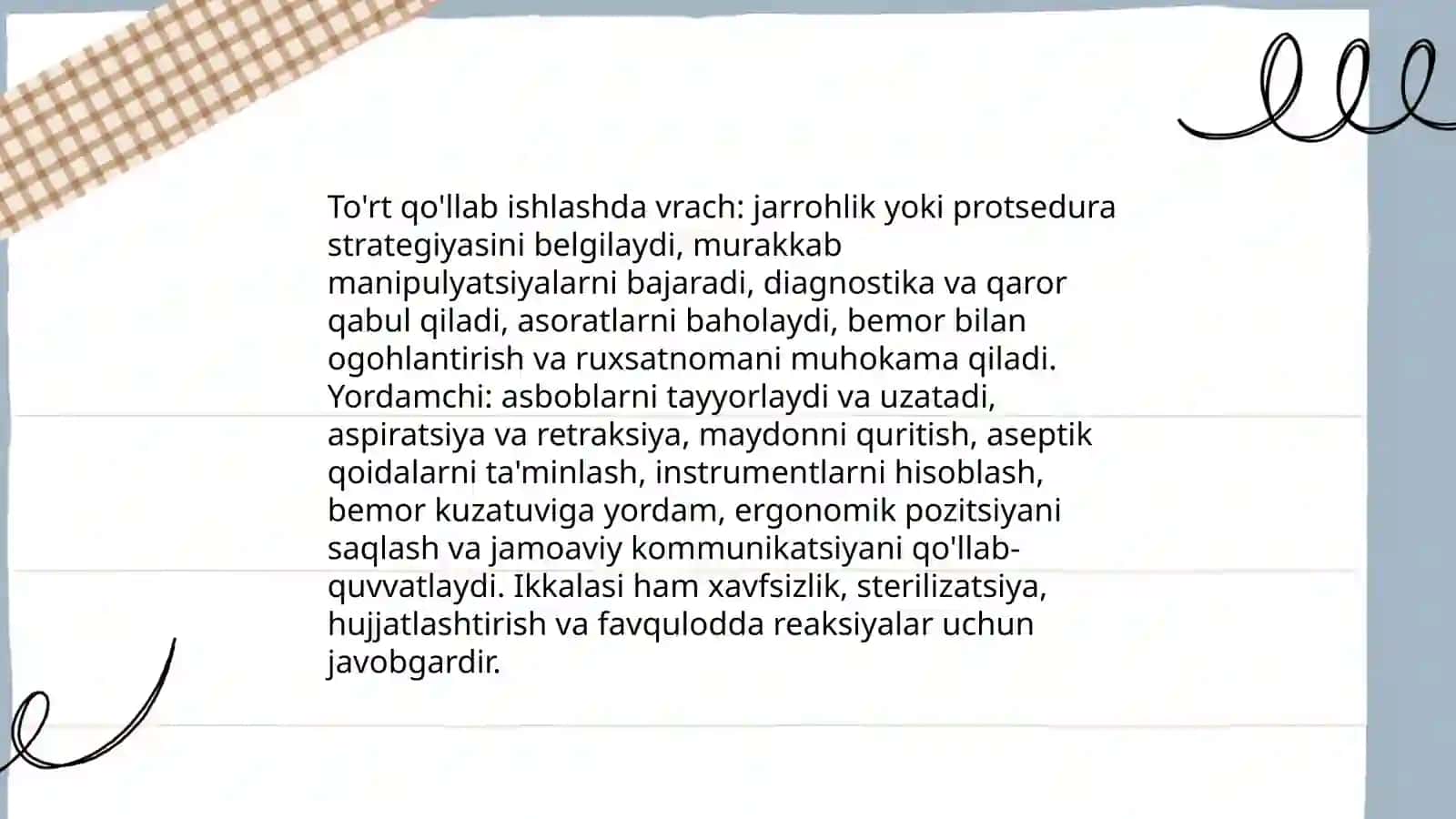 To‘rt qo‘lli ishlash prinsiplari va maqsadi 4