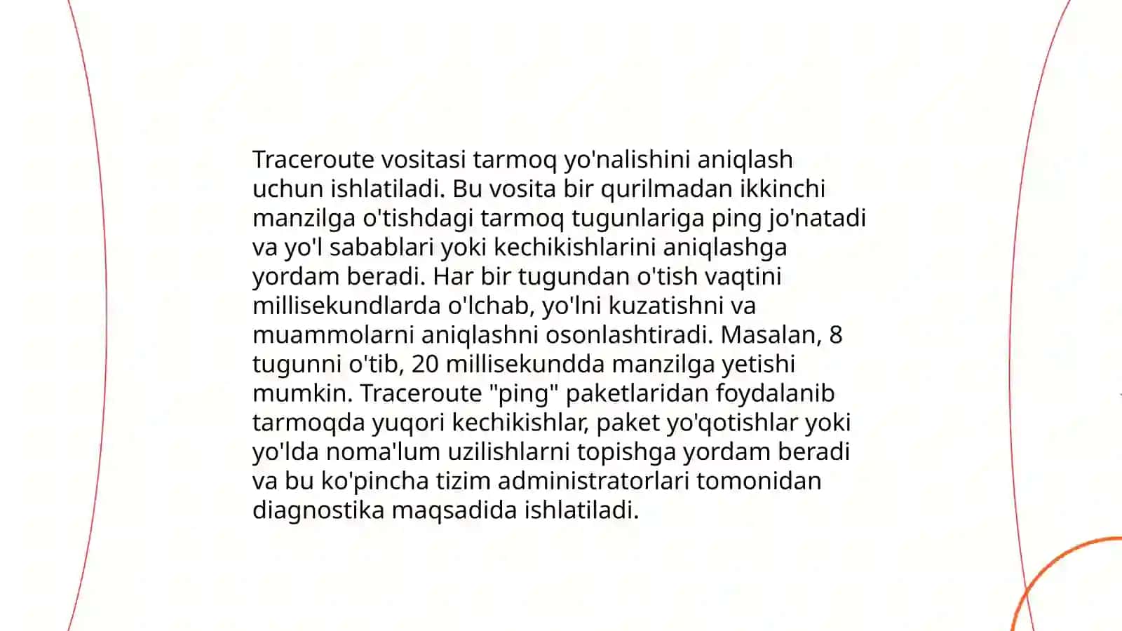 Tarmoq Muammolarini Aniqlash va Hal qilish 4