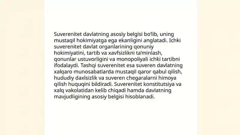 Davlat tushunchasi,belgilari va ahamiyati 4
