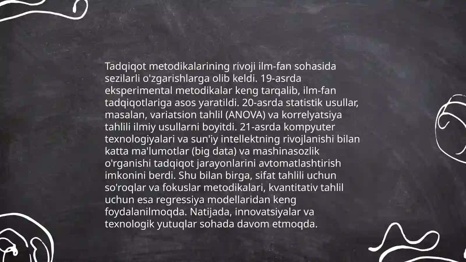 So'ngi 10 yillikda Scopus va Wos tarkibidagi jurnallarda chop etilgan fiziologik tadqiqotlarga oid maqolalarni tahlil etgan holda taqdimot tayyorlash 4