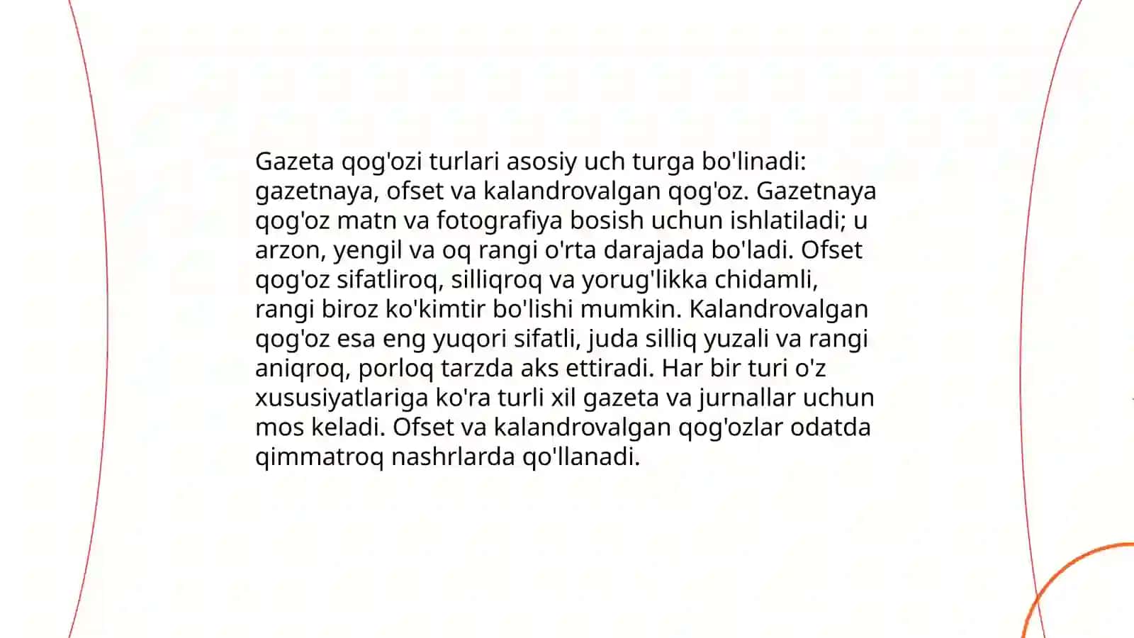 Quvvati sutkasiga 1000 dona bo'lgan gazeta ishlab chiqarish texnologiyasi 4