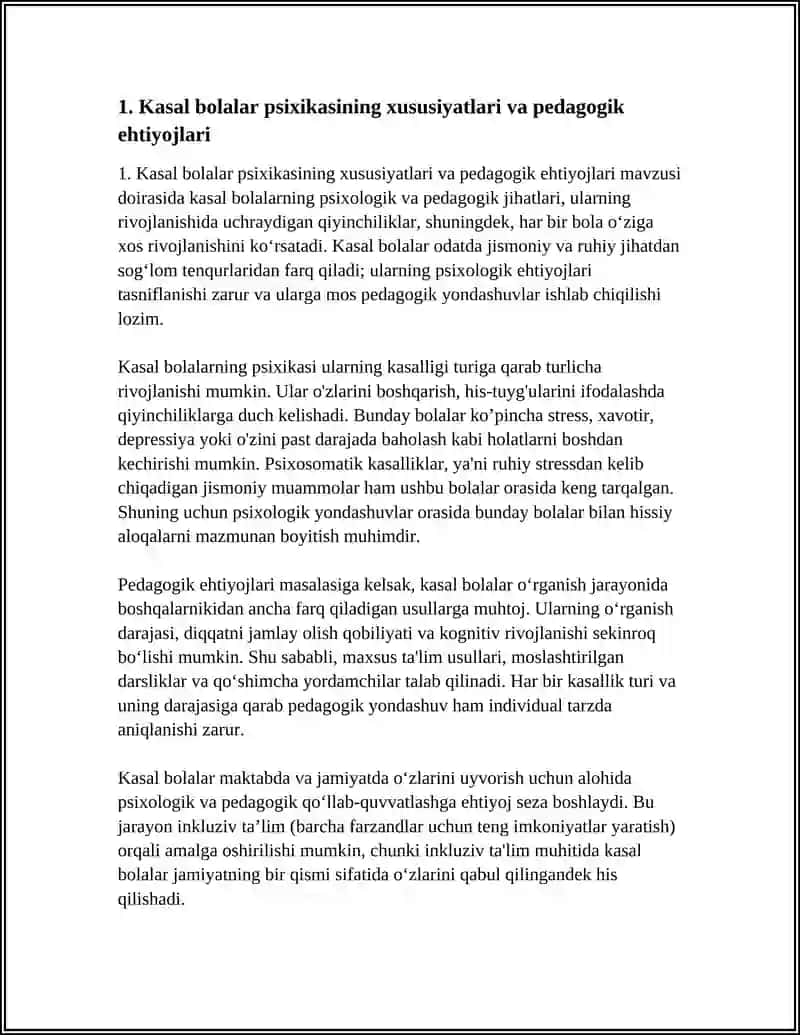 KASAL BOLALARGA PSIXOLOGIK-PEDAGOGIK YONDASHUVNING AHAMIYATI 4