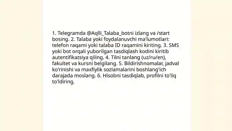 @Aqlli_Talaba_bot 4