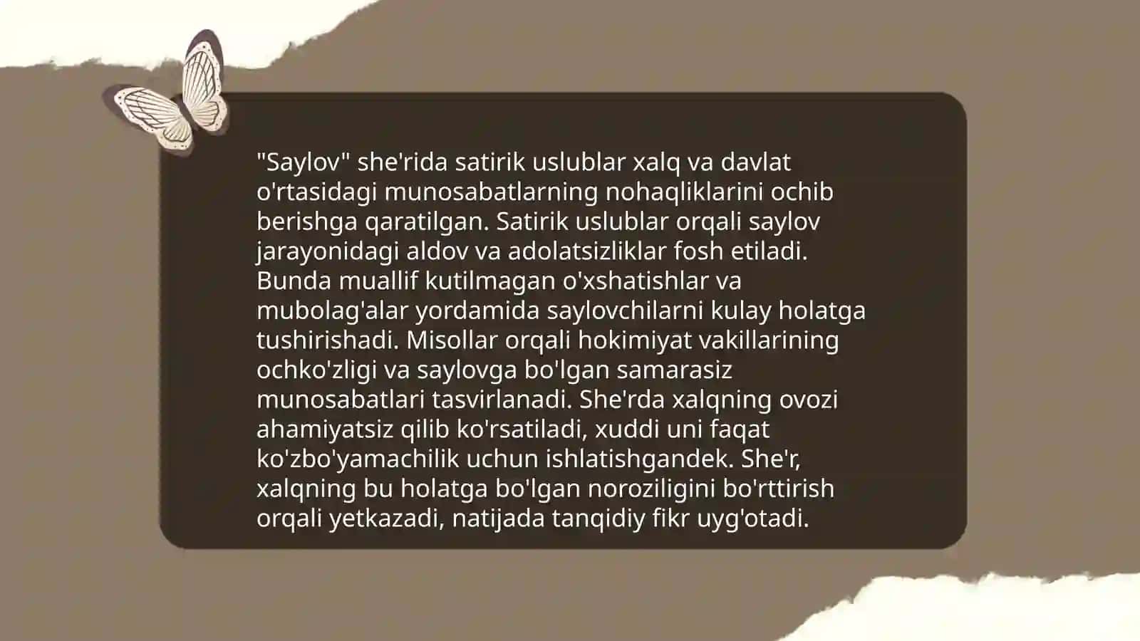 Muhammad Aminxoʻja Muqimiy asarlarida satira 4