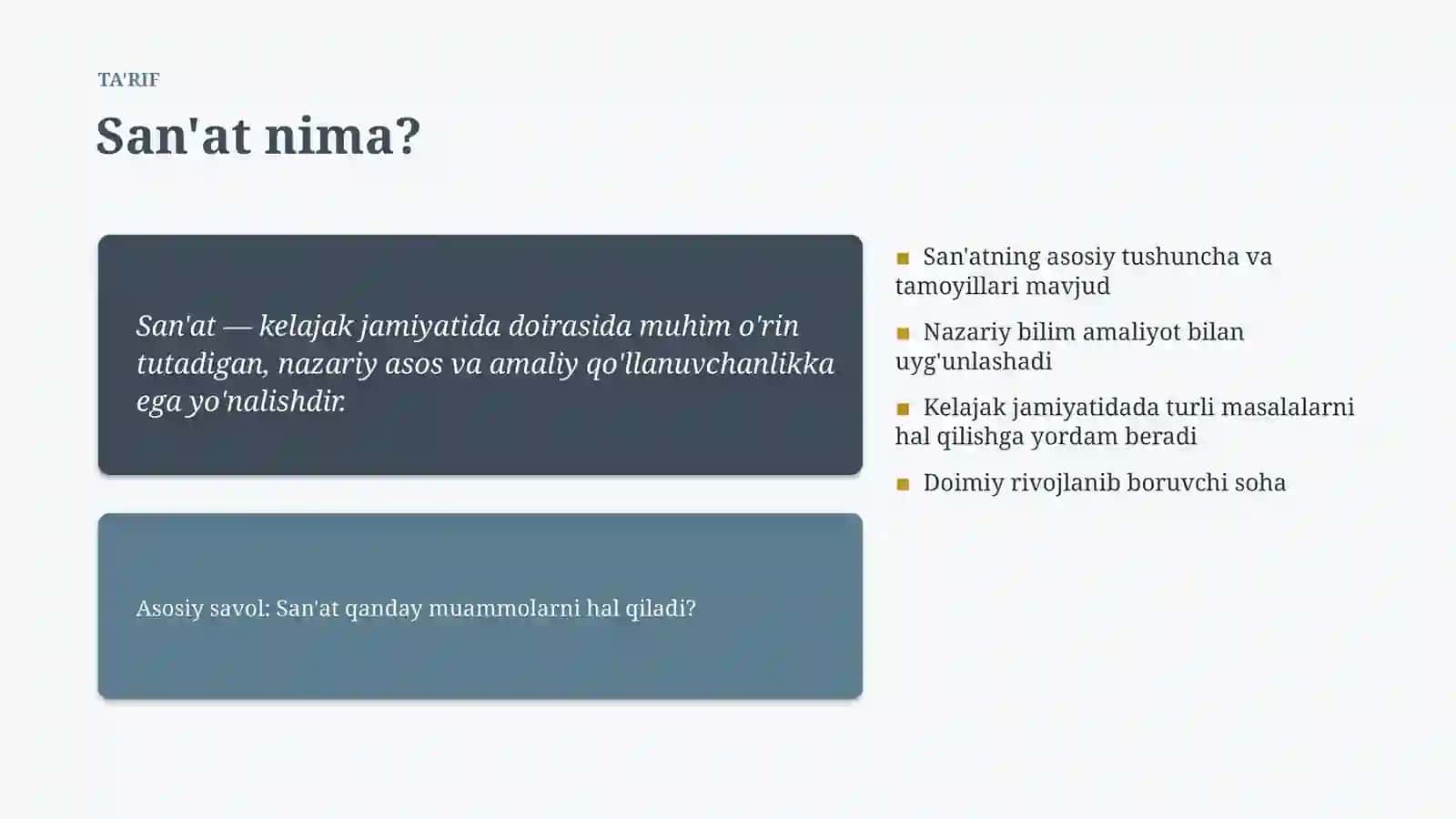 KELAJAK JAMIYATIDA 4