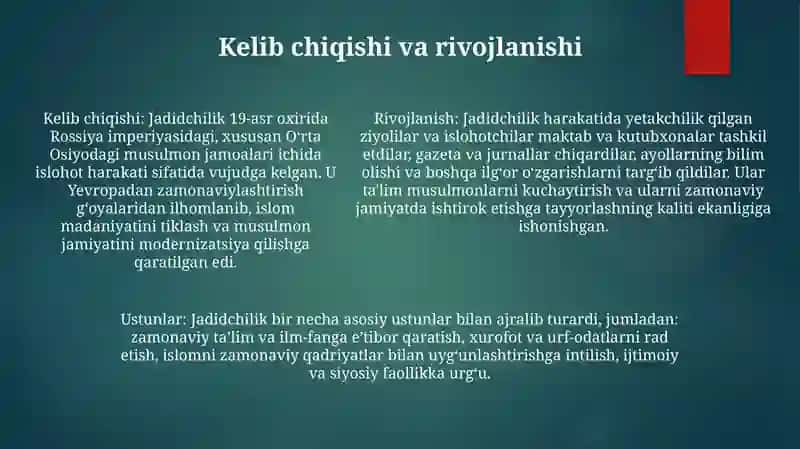Jadidchilik 4