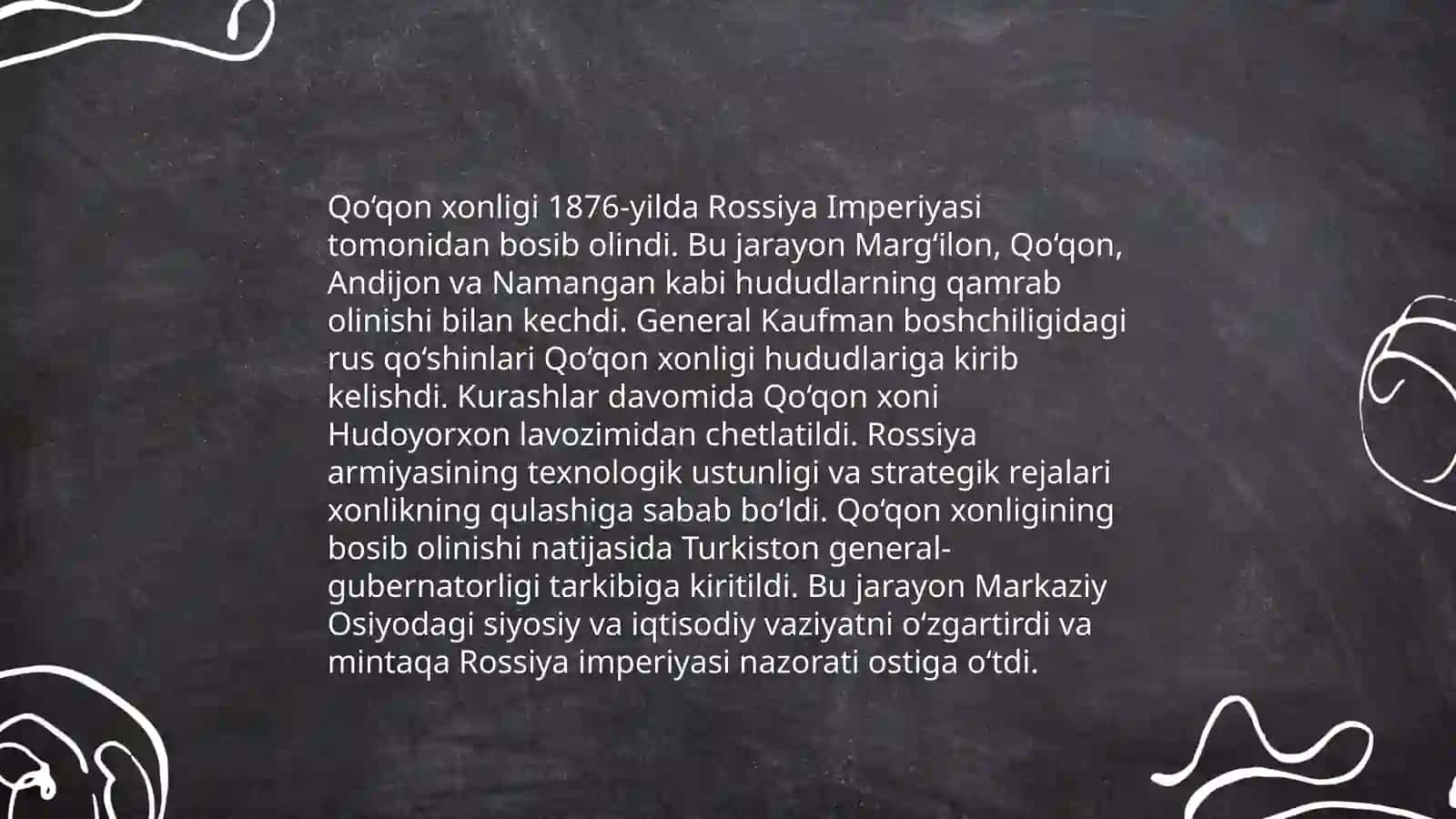 Rossiya imperiyasining Oʻrta Osiyoga harbiy yurishi 4