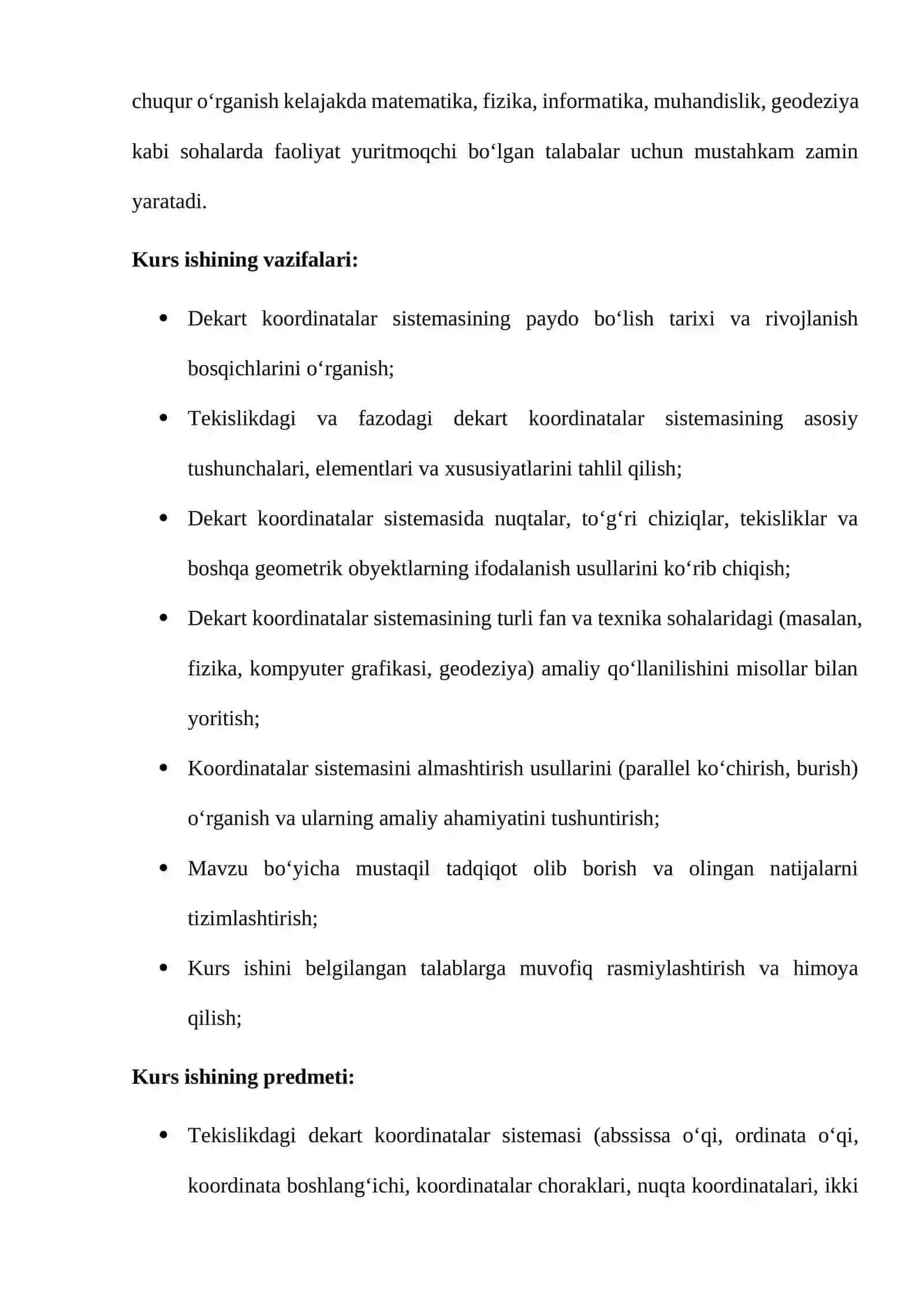 DEKART KOORDINATALAR SISTEMASIDA TO’G’RI CHIZIQLAR 4
