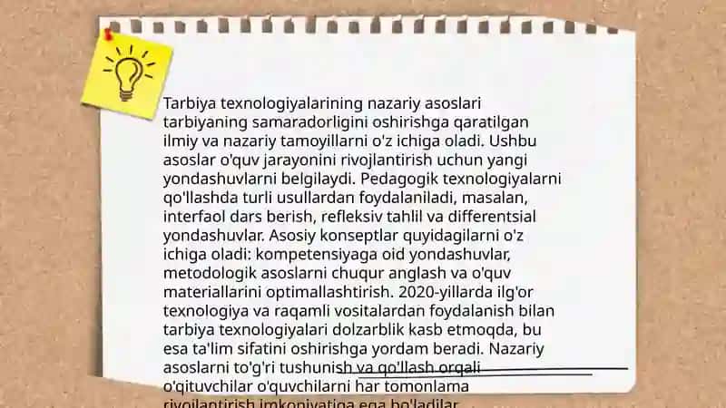 Pedagogik mahoratni rivojlantirish yo‘llari 4