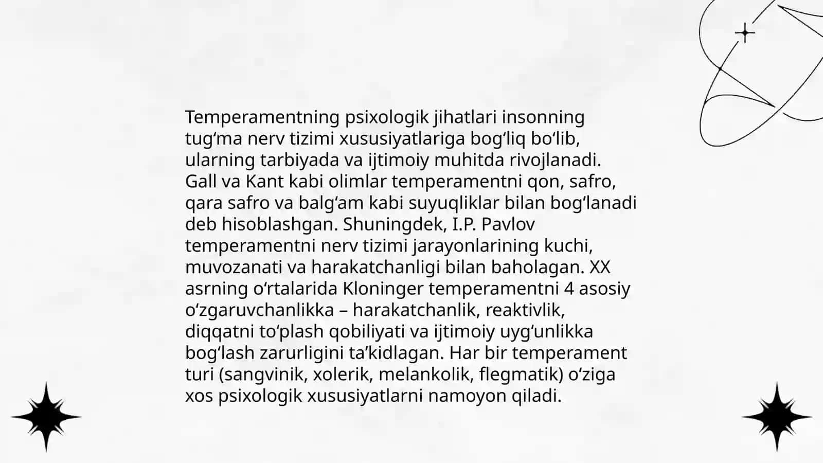 Temperament haqida tushuncha Temperament tipiga mos juft tanlash - oilaviy munosabatlar mustahkamligi omili sifatida 4