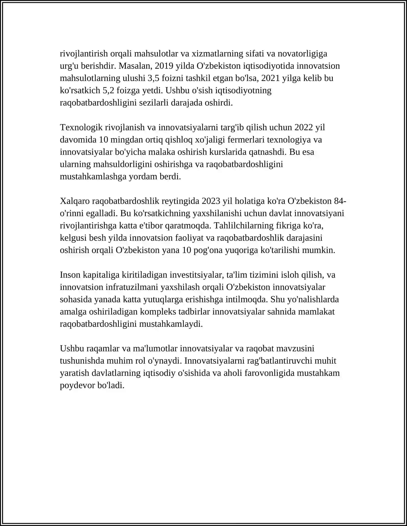 KORHONANING RAQOBATLASHUVI 4