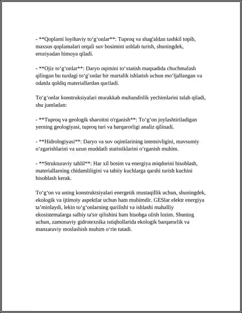 GIDROELEKTR STANSIYASI BINOLARI 4
