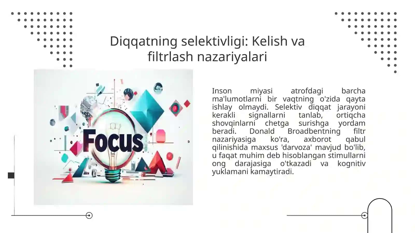 kogniniv psixologiyada diqqat xotira va ong 4