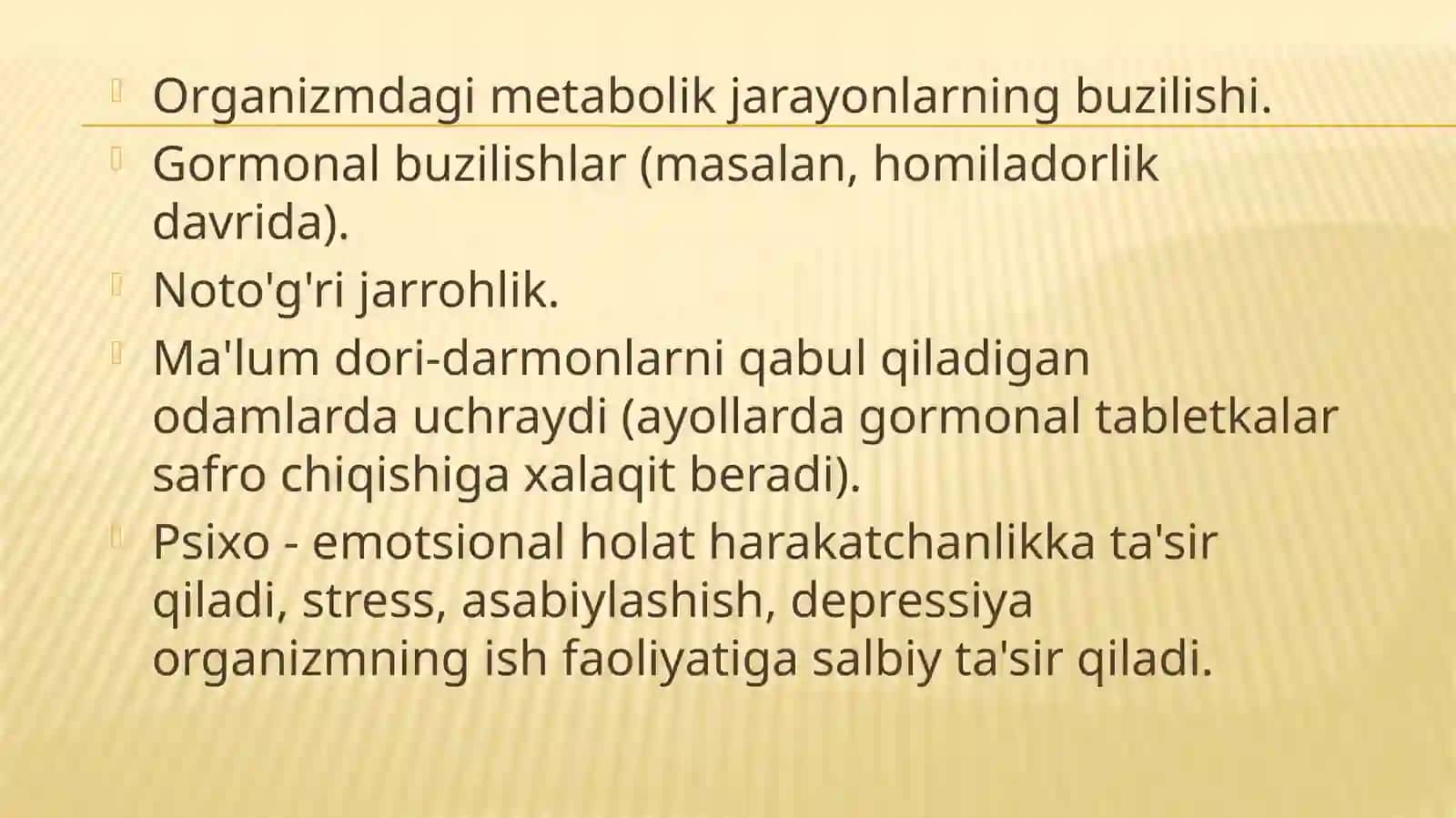 O'tyo'llari diskineziyasi 4
