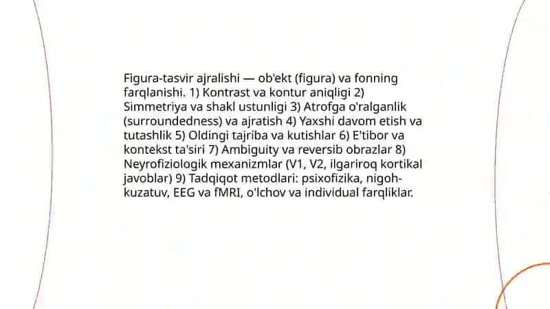 Idrokning murakkab shakllari va ularni o‘rganish metodlari 4