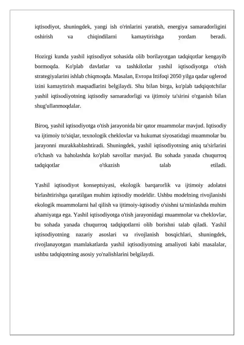 Yashil Iqtisodiyot Konspektasiyasi 4