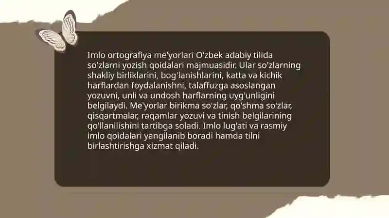 O'zbek adabiy tili me'yorlari 4