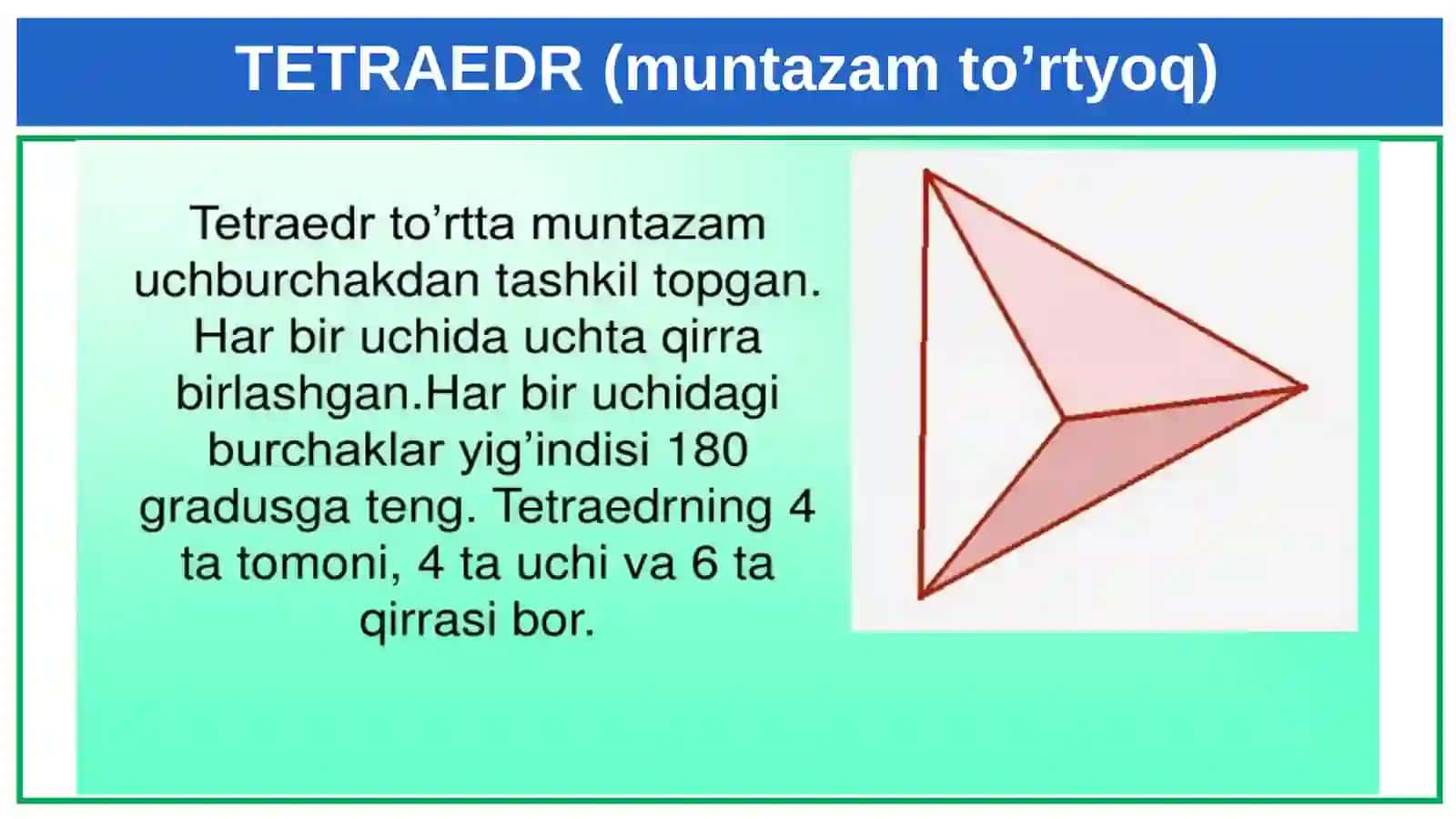 Ko‘pyoqlilar. Ko‘pyoqlilar haqida Eyier teoremasi 4