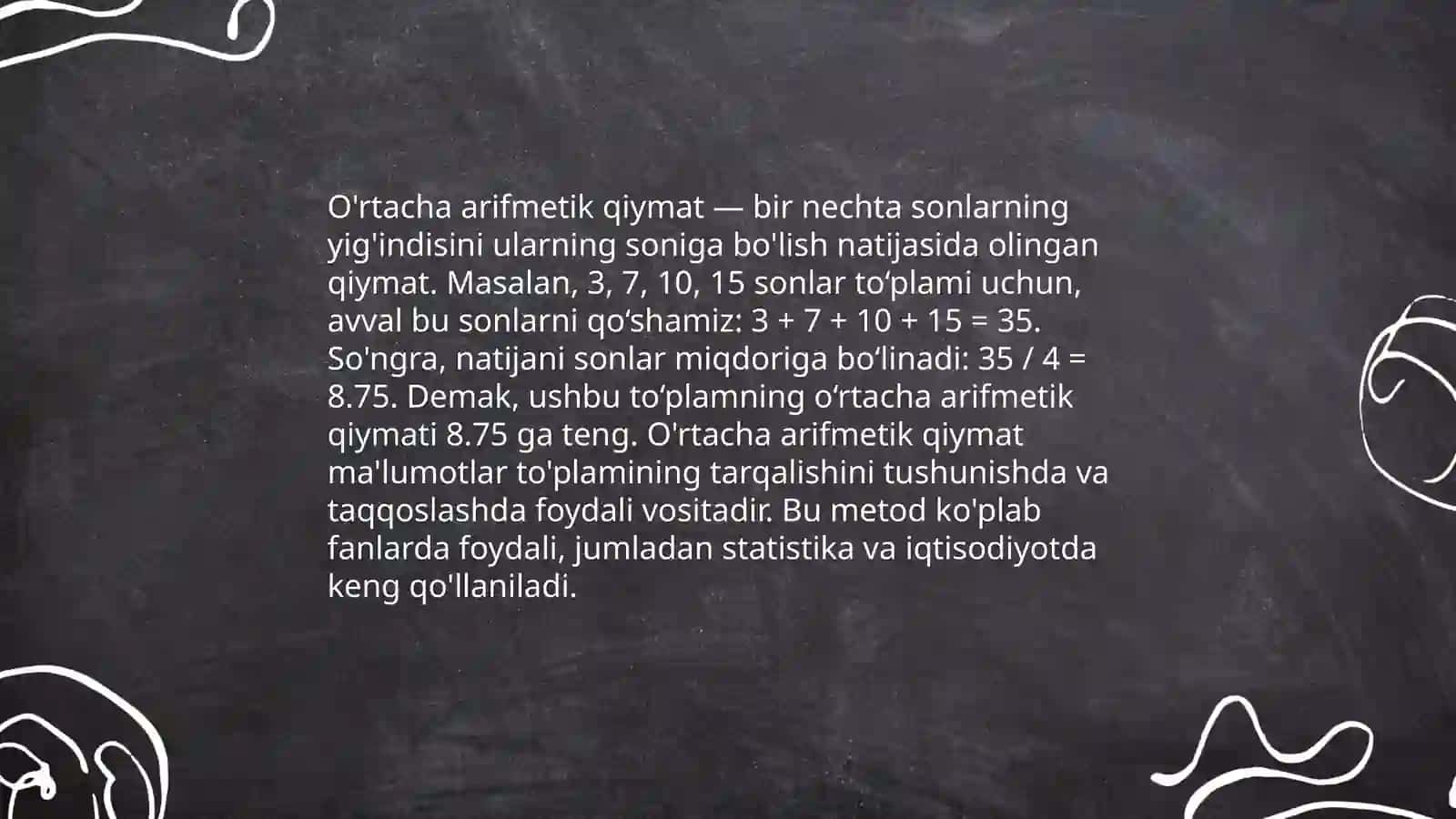 MS Excelda matematik funksiyalardan foydalanib masalalar ishlash 4